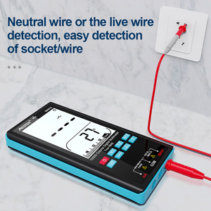 Multímetro digital 9999 T-<span class=keywords><strong>RMS</strong></span> 3,5 "Pantalla LCD a color DC AC Voltaje Capacitancia Ohm Diodo Multimetro NCV Hz Live Wire Tester - Product Image 3