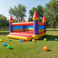 Château gonflable en PVC 4m*4m, maison de saut gonflable, château gonflable extérieur commercial pour enfants