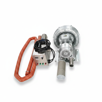 Souffleur d'air chaud industriel portable de 3 à 10 CV, 220 V/380 V, avec thermostat numérique, personnalisé pour le séchage de l'isolation des câbles