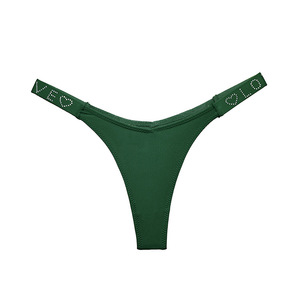 Luxe amour Secret <span class=keywords><strong>Tanga</strong></span> Taille Basse Rose Culotte Lingerie Sexy papillon String G String Cristal Culotte Sous-Vêtements - Product Image 5