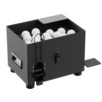 Machine à balles de golf en métal robuste, à commande au pied, capacité de 50 balles, distributeur automatique de balles de golf, simulateur de driving range