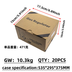 Régulateur de gaz argon, filetage G5/8, manomètre 0-3500 Psi, débitmètre 0-25 LPM, réglable pour le soudage - Product Image 5