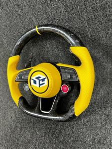 <span class=keywords><strong>Volant</strong></span> en fibre de carbone compatible avec Audi A4 B6 B7 R Line S3 8V RS3 8V S4 B8 A5 B8 R8 <span class=keywords><strong>Sline</strong></span> A3 8V A5 B8.5 B9 TT TTRS TTS Q3 Q5 Q7 - Product Image 6