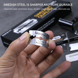 Rasoi di Sicurezza Monouso in Acciaio Inossidabile Originali del Produttore Svedese, Lame a Doppio Taglio per la Cura della Pelle e della Barba - Product Image 4