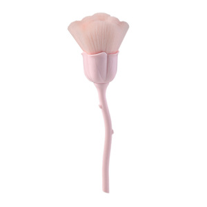 Cepillo suave para <span class=keywords><strong>uñas</strong></span>, cepillo de limpieza de polvo, cepillo limpiador de polvo brillante con forma de <span class=keywords><strong>Rosa</strong></span> acrílica <span class=keywords><strong>rosa</strong></span> - Product Image 2