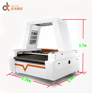 Machine de découpe laser pour tissu avec table d'alimentation automatique, positionnement par caméra panoramique, machine de découpe laser 1610 pour tissu - Product Image 1
