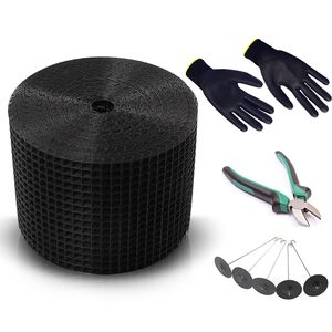 Filet <span class=keywords><strong>anti</strong></span>-oiseaux noir de 30 m, résistant aux oiseaux, clôture pour panneaux solaires avec répulsif antiparasitaire, durable, installation facile - Product Image 2