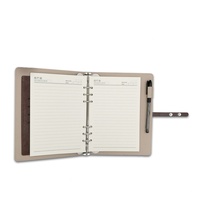 Servicio de Impresión, Organizador de Cuero para Negocios, Diario de Cuero PU con Logotipo Personalizado, Cuaderno Personalizado