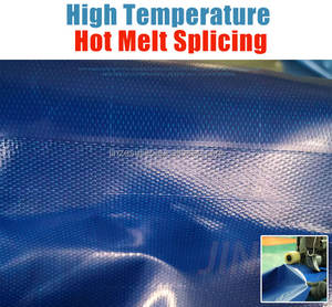 Bâche légère de paroi latérale 8x3m bâche bleue de camion de bâche de PVC de slogan pour le <span class=keywords><strong>bois</strong></span> de <span class=keywords><strong>chauffage</strong></span> - Product Image 6