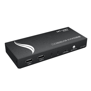 MT-VIKI 4K 60Hz <span class=keywords><strong>HDMI</strong></span> <span class=keywords><strong>KVM</strong></span> chuyển đổi <span class=keywords><strong>2</strong></span> cổng, hỗ trợ phím nóng. Vỏ kim loại - Product Image 2