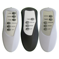 Télécommande universelle IR pour ventilateur de plafond à 5 ou 6 boutons personnalisés pour ventilateur d'évacuation électrique