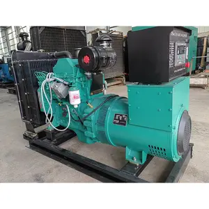 Cummins Dieselmotor-Generator-Teile 20 kW 25 kW A 30 kW leiser Dieselgenerator 48 V Gleichstrom mit Wasserkühlung Lichtmaschine Typ Modell AC