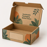 Boîtes en carton ondulé kraft pour ensemble bougie et bijoux avec insert crème lavande, pour boîtes en papier ondulé personnalisées avec boîte ondulée noire