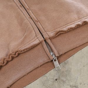 เสื้อมีฮู้ดผ้าฟลีซแนวสตรีทแวร์เสื้อมีฮู้ดผ้าวดี้ลายวินเทจผ้าบ็อกซี่ใส่ได้ตามที่ต้องการ - Product Image 6