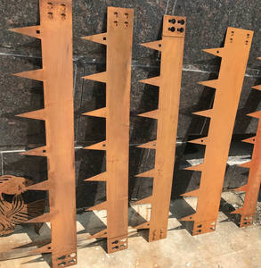 Corten acier jardin pelouse bordure jardin bordure en acier corten acier pelouse bord - Product Image 2