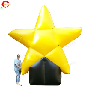 आउटडोर विज्ञापन के लिए बड़ा इन्फ्लैटेबल स्टार गुब्बारा दुनिया भर में मुफ़्त शिपिंग 3m 4m 6m आकार में उपलब्ध है