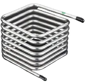 Exchangers Stainless Steel Coil Tube Coaxial Heat Exchanger For Cooling System