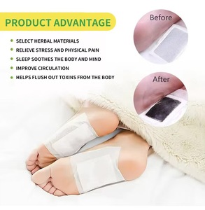 डिटॉक्स फुट प्लास्टर आरामदायक हर्बल 100% प्राकृतिक पैर के पैच को हटाने के लिए डिटॉक्स फुट प्लास्टर आरामदायक हर्बल प्राकृतिक पैर पैच - Product Image 5