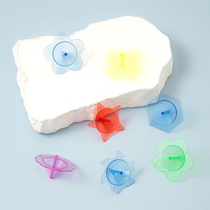 Transparent <b>Mini</b> Spinning Top Plastic Colorful Childrens Toy For Kids Age 2 4 Years Unisex Gift - Product Image 4