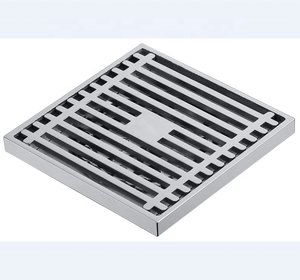 Drain de sol en acier Drains de sol carrés en acier inoxydable Drains couleur noire de la Chine Offre Spéciale modèle pour projet Apparment - Product Image 5