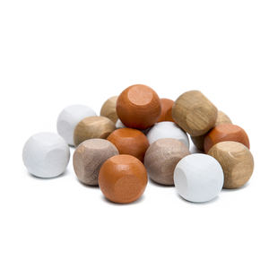 نرد خشبي سداسي الأوجه مخصص من المصنع، نرد ألعاب D6 منقوش، نرد خشبي طبيعي فارغ بزوايا مدورة ومتين - Product Image 6