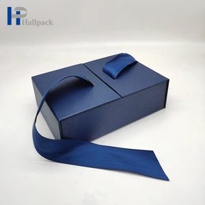 Caja de Regalo de Lujo Personalizada con Cinta Azul, para Perfume, Té, Vino, Lápiz Labial, Pestañas Postizas y Herramientas para Pelucas - Product Image 4