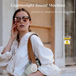 Alta calidad solo 74g 20 sonidos para dormir <span class=keywords><strong>latido</strong></span> <span class=keywords><strong>del</strong></span> corazón canciones de cuna sonidos naturales Mini portátil recargable bebé máquina de ruido blanco - Product Image 2