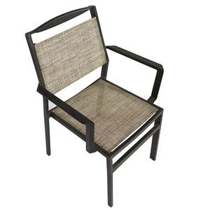 Mejor <span class=keywords><strong>venta</strong></span> moderno jardín balcón patio sillones muebles al aire libre Patio restaurante aluminio comedor sillas - Product Image 4