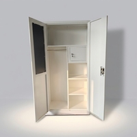 Armoire métallique multi-usages pour vêtements, armoire de rangement en acier, casier