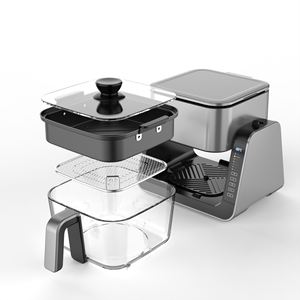 Top 10 des meilleures friteuses à <span class=keywords><strong>air</strong></span> friteuse 2 en 1 en verre avec grill pour cuisine personnalisée sans huile - Product Image 1