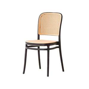 Modern Design Outdoor Restaurant Cafe Bistro <b>Chair</b> PP Plastic <b>Rattan</b> <b>Dining</b> Room <b>Chairs</b> - Product Image 2