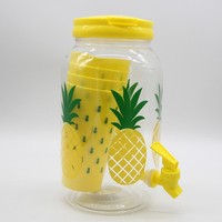 Ensemble de carafes transparentes en PET à pression, 38L, 5 pièces, avec tasses, design moderne, idéal pour le bureau et l'extérieur – Vente directe usine