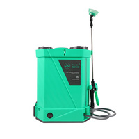 Knapsack e-sprayer 20L tipe ganda baterai dan Manual dioperasikan daya semprotan pestisida