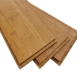 Parquet sólido Vertical Horizontal carbonizado natural de bambú tejido hebra alta Eco Chic moderno 5 años de garantía sala de estar - Product Image 1