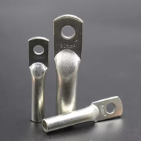 Cosses de câble à sertir en cuivre non isolées de type tube, série DTG, 16 mm, 25 mm, 35 mm, pour usage industriel, 250 V