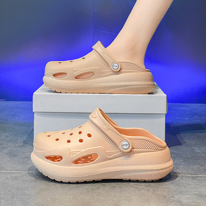 Sandalias de <span class=keywords><strong>Mujer</strong></span> con Orificios Transpirables, Estilo Nuevo, Suela Gruesa de EVA, Pantuflas para Exteriores, Casuales, de Playa, Punta Cerrada, para Uso en el Hogar, Venta al por Mayor - Product Image 2