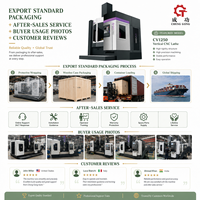Torno CNC vertical premium cerrado con refrigeración por pulverización del husillo, depósito de virutas y mango de cobre