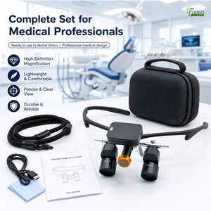 Lupas Quirúrgicas Dentales Médicas con Aumento de 5x y Linterna LED de 5W, Certificación CE Clase II, Instrumento de Uso Profesional - Product Image 2