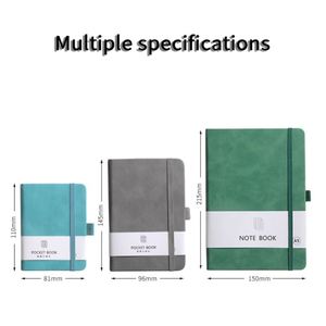 สมุดโน้ต A5 กระดาษหนา 100 แผ่น ปกหนัง PU สำหรับนักเรียน สมุดบันทึกพร้อมโลโก้สั่งทำ สมุดโน้ตสำนักงาน - Product Image 3
