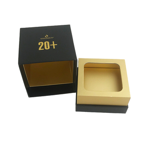 Custom Logo Small Elegant Lift-off Lid Shoulder Neck Lid And Base Boxes Gift Package Rigid Paper Box
