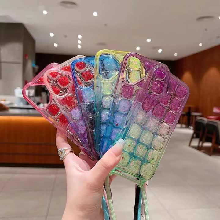 Shanhui 2024 Fancy Beautiful Luxury Glitter Bling Bling Color 3d Ladies