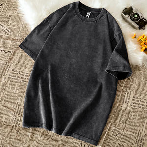 Custom Logo <b>Other</b> Vintage T-Shirts Oversized Heavy Weight Cotton O-Neck Breathable Casual Boxy - Product Image 6