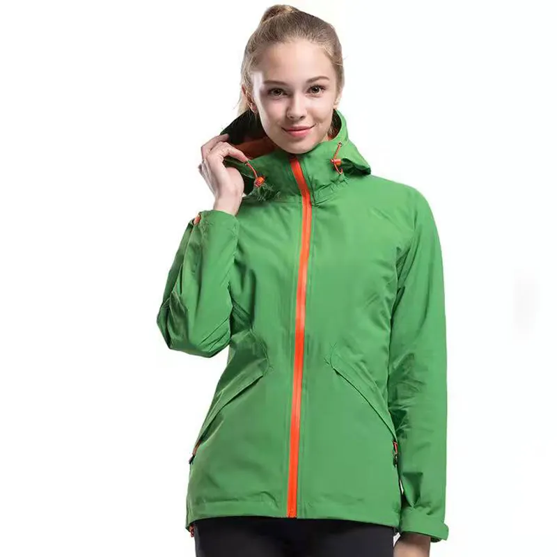 Xinzhilian Dongguan Private Label Grey 4-Way Stretch Snow Wear Material Women Brushed Jacket Fleece Parka Jacket From Turkey