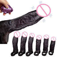ORALSX 6 <strong>Best</strong> <strong>Selling</strong> 10-Frequency Vibration Penis <strong>Sleeve</strong> Black Hollow Dildo Male Delay Ejaculation Sex Toys OEM/ODM Factory