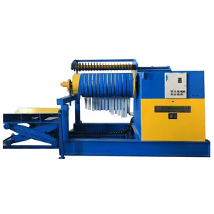 China full automatic hydraulic uncoiler decoiler with loading carry car steel coils feeder steel for 5 tons 8 tons 10 tons