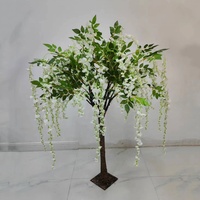 Centres de table en fleurs de cerisier rose de 5 pieds