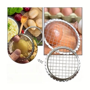 Cortador de rejilla redonda, ideal para huevos, champiñones y verduras, dispositivo de corte de cocina imprescindible, 1 ud. - Product Image 2