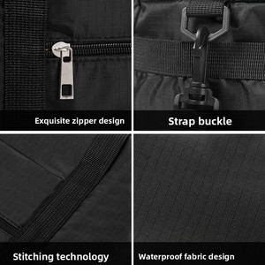 Sac de rangement de voyage pliable en tissu Oxford, imperméable, pour vêtements, <span class=keywords><strong>housse</strong></span> de <span class=keywords><strong>valise</strong></span> portable grande capacité - Product Image 4