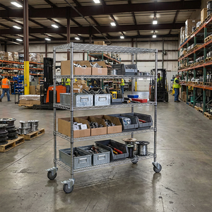 יחידת מדפים תעשייתית בעלת 5 קומות לארגון מחסן - Product Image 3