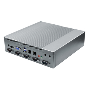 Hỗ Trợ Linux Android Window 6USB 12VDC 2LAN 6COM Không Quạt Công Nghiệp Mini Box Pc <span class=keywords><strong>I3</strong></span> I5 I7 - Product Image 1